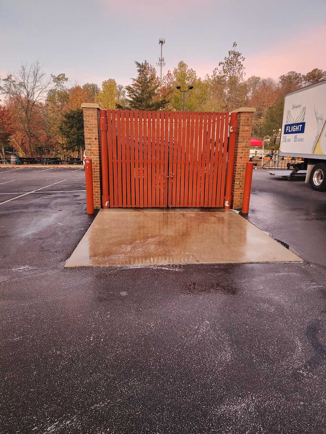 Commercial Pressure Washing: Dumpster Pad Cleaning, Milford Ohio