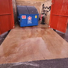 Commercial-Pressure-Washing-Dumpster-Pad-Cleaning-Milford-Ohio 0