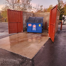 Commercial-Pressure-Washing-Dumpster-Pad-Cleaning-Milford-Ohio 2